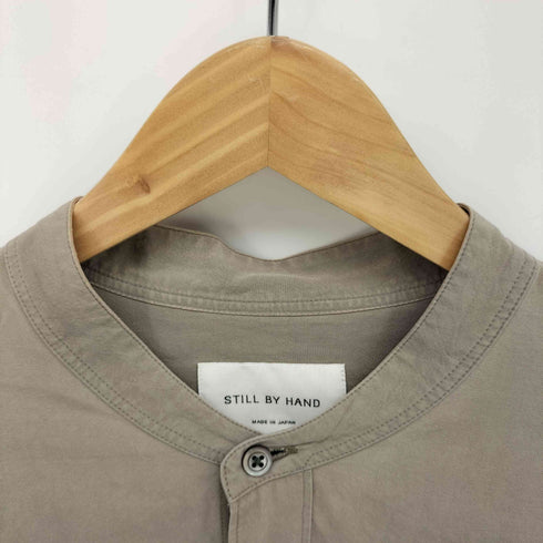 スティルバイハンド STILL BY HAND 6つボタン バンドカラー L/S シャツ メンズ JPN:48