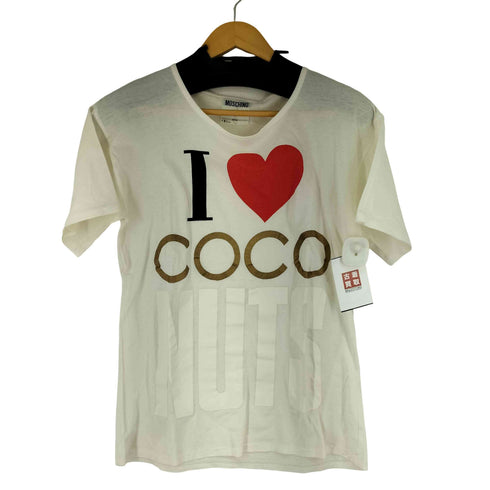 モスキーノ MOSCHINO COCONUTSプリント S/S Tシャツ レディース