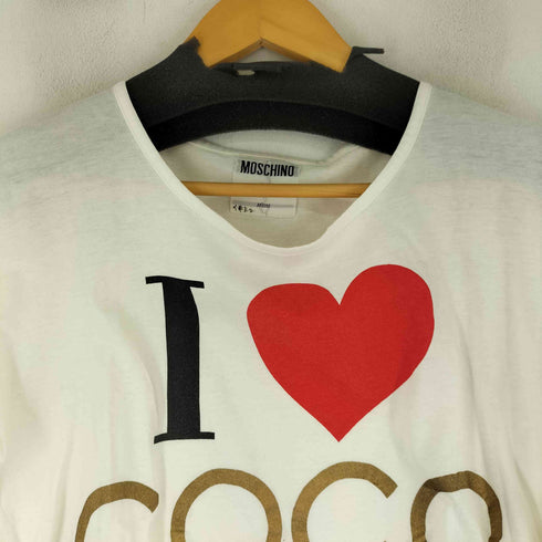 モスキーノ MOSCHINO COCONUTSプリント S/S Tシャツ レディース