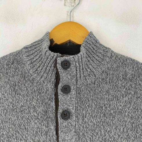 チャップス CHAPS ヘンリーネック ボーダーコットンニット メンズ import:L