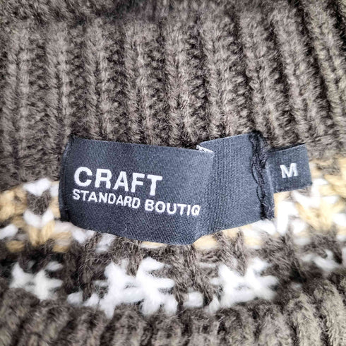 クラフトスタンダードブティック CRAFT STANDARD BOUTIQUE 求心ジャガードニットプルオーバー メンズ JPN:M