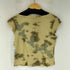 アドルフォドミンゲス ADOLFO DOMINGUEZ ラインストーン加工 S/S Vネックカットソー レディース P