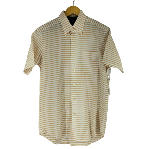 ILFARO BY LUCIANO BARBERA ボーダー S/S BDシャツ メンズ JPN:46