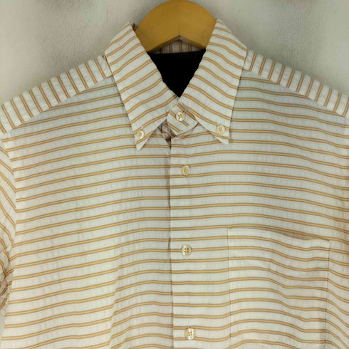 ILFARO BY LUCIANO BARBERA ボーダー S/S BDシャツ メンズ JPN:46
