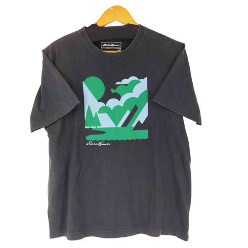 エディーバウアー Eddie Bauer フロントプリント S/S Tシャツ メンズ JPN:L