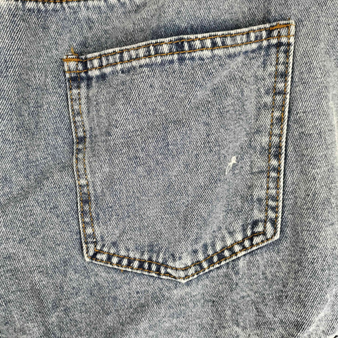シーイン SHEIN デタッチャブル ワイドデニム パンツ メンズ US:30-31