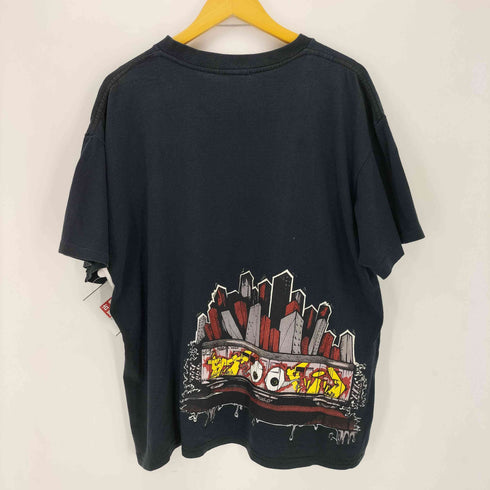 ベルトン BELTON 90s USA製 袖シングルステッチ グラフィックアート クルーネックTシャツ メンズ import:XL