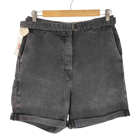 トップショップ TOPSHOP ダック地 ベルト ワーク ハーフパンツ ショーツ レディース EUR:38