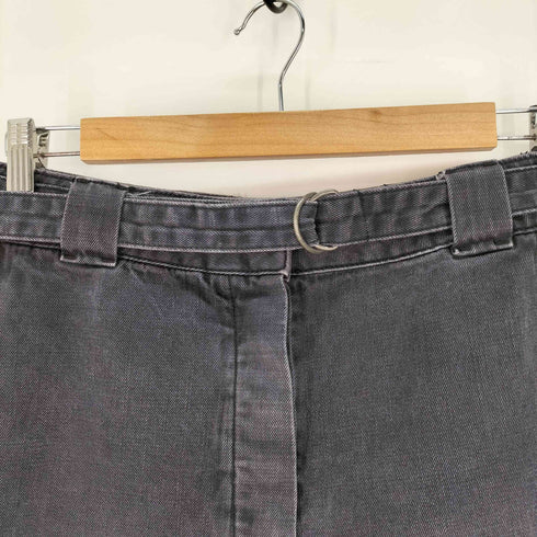 トップショップ TOPSHOP ダック地 ベルト ワーク ハーフパンツ ショーツ レディース EUR:38