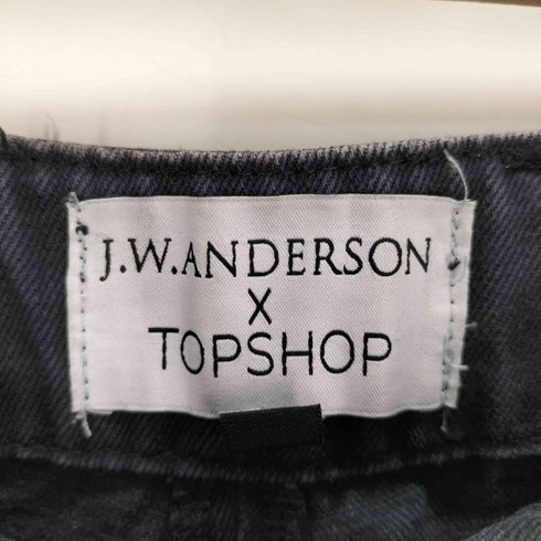 トップショップ TOPSHOP ダック地 ベルト ワーク ハーフパンツ ショーツ レディース EUR:38