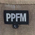 ピーピーエフエム PPFM リネン混 ニットベスト メンズ