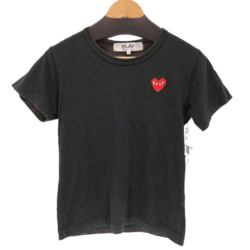 プレイコムデギャルソン PLAY COMME des GARCONS ハートワッペン Tシャツ レディース S