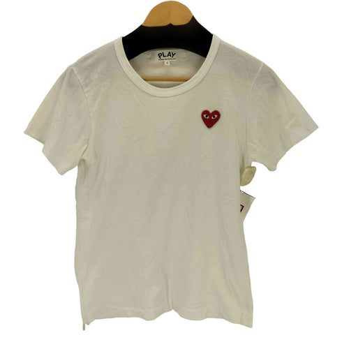 プレイコムデギャルソン PLAY COMME des GARCONS ハートワッペン Tシャツ レディース S