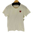 プレイコムデギャルソン PLAY COMME des GARCONS ハートワッペン Tシャツ レディース S