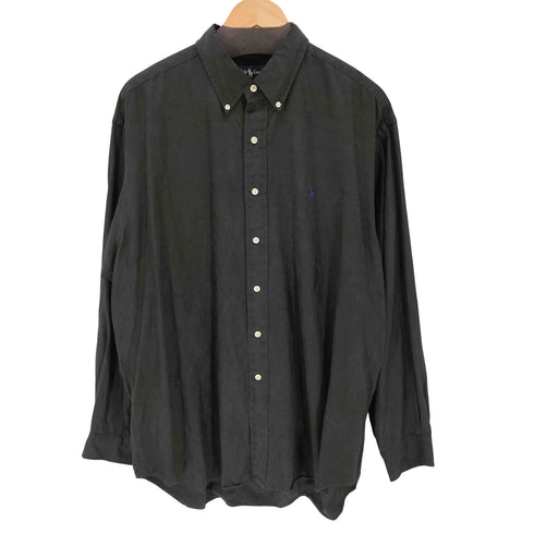 ラルフローレン RALPH LAUREN BLAKE シルク混 スモールポニー刺繍L/Sシャツ メンズ XL
