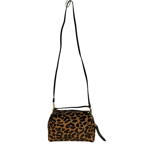 ジャンニキャリーニ GIANNI CHIARINI ハラコ レオパード 2WAYショルダーバッグ レディース