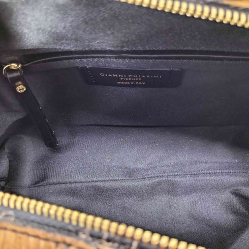 ジャンニキャリーニ GIANNI CHIARINI ハラコ レオパード 2WAYショルダーバッグ レディース