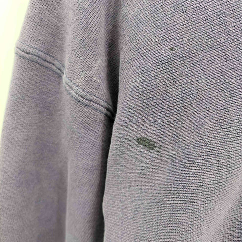チャンピオン Champion 90S 刺繍タグ Reverse Weave リバースウィーブ サンフェード プルオーバー フーディー パーカー 袖目つき ナス紺 メンズ import:XL