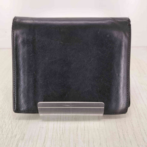 メゾンマルジェラ Maison Margiela エンボスロゴ レザー二つ折り財布 カードケース メンズ