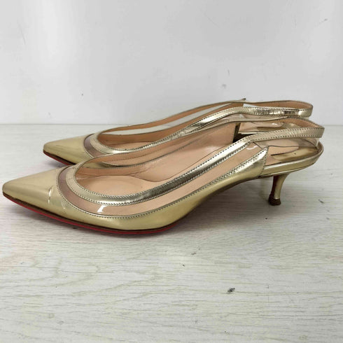 クリスチャンルブタン CHRISTIAN LOUBOUTIN Paulina スリングバックパンプス レディース 38 1/2