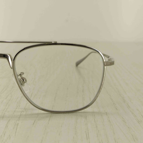 Zparts TITAN Z-119 ツーブリッジ スクエア 眼鏡 チタン メンズ 52□19 138