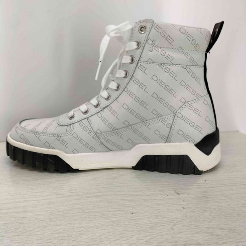 ディーゼル DIESEL S-RUA MID サイドジップ ハイカットスニーカー メンズ JPN:25.5