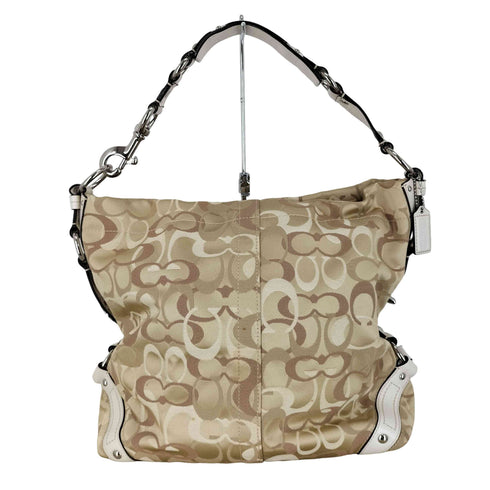 コーチ COACH シグネチャー カーリー ホーボー ショルダー バッグ signature carly hobo signature shoulder bag レディース