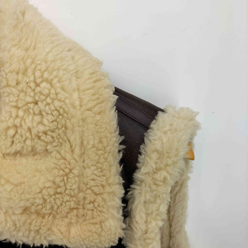 ザラ ZARA ダブルフェイス クロップド ベスト レディース import:L