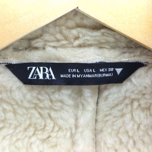 ザラ ZARA ダブルフェイス クロップド ベスト レディース import:L