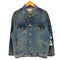 ザラ ZARA オーバーサイズ ウオッシュ加工 デニム ジャケット メンズ import:XS