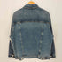 ザラ ZARA オーバーサイズ ウオッシュ加工 デニム ジャケット メンズ import:XS