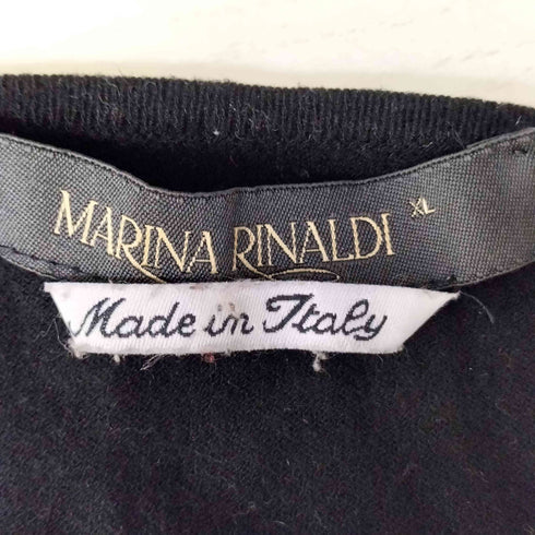 マリナリナルディ marina rinaldi イタリア製 Vネック ニット レディース import:XL