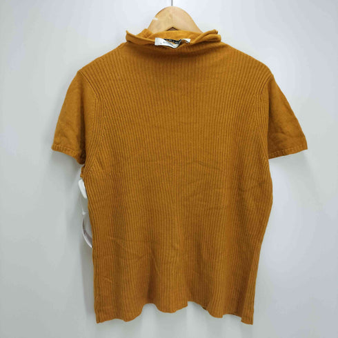 マリナリナルディ marina rinaldi イタリア製 シルク カシミヤ S/S タートルネック ニット レディース import:XL