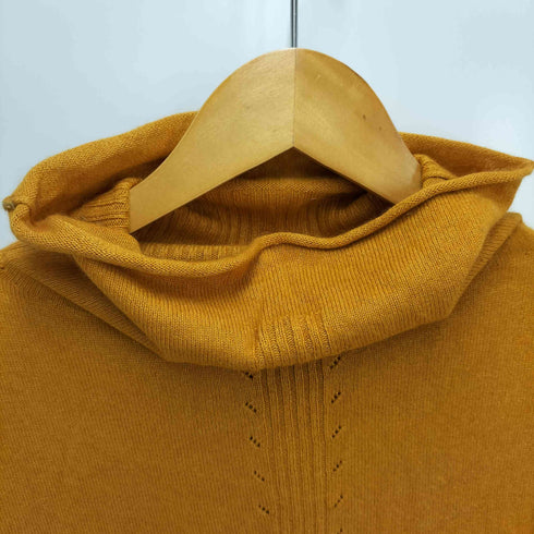 マリナリナルディ marina rinaldi イタリア製 シルク カシミヤ S/S タートルネック ニット レディース import:XL