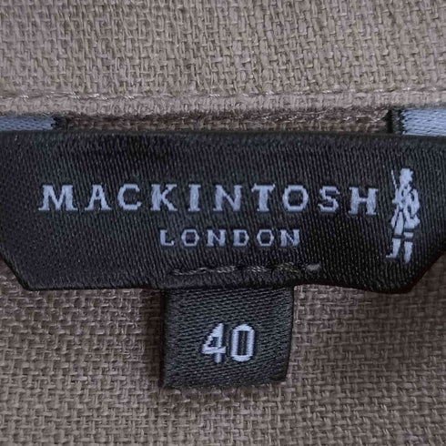 マッキントッシュロンドン Mackintosh LONDON 2フラップポケット 開襟 オープンカラー L/S シャツ メンズ US:40