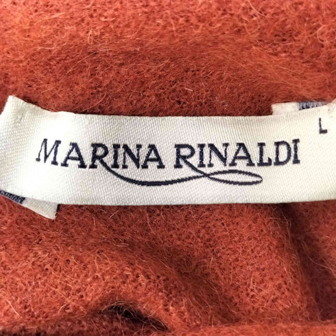 マリナリナルディ marina rinaldi イタリア製 アルパカ タートルネック ノースリーブ ニット レディース import:L