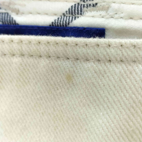 バーバリーブルーレーベル BURBERRY BLUE LABEL ホースロゴ 刺繍 裏地ノバチェック ハイウエスト ショート パンツ レディース 36