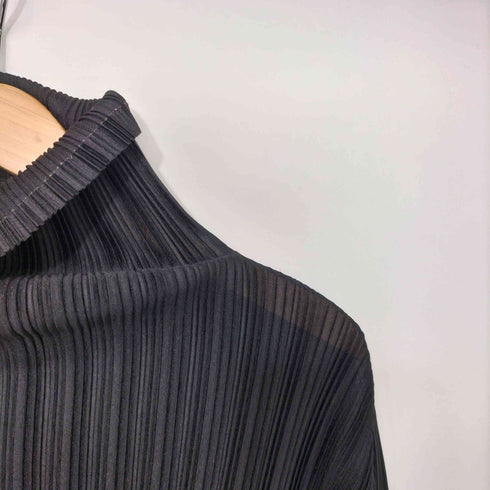 プリーツプリーズイッセイミヤケ PLEATS PLEASE ISSEY MIYAKE プリーツ ハイネック カットソー レディース JPN:3