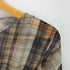 ザラ ZARA チェック柄 チュール ドレープ カットソー レディース import:L