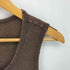 ザラ ZARA ダメージ加工 フェード ヘンリーネック タンクトップ レディース import:M