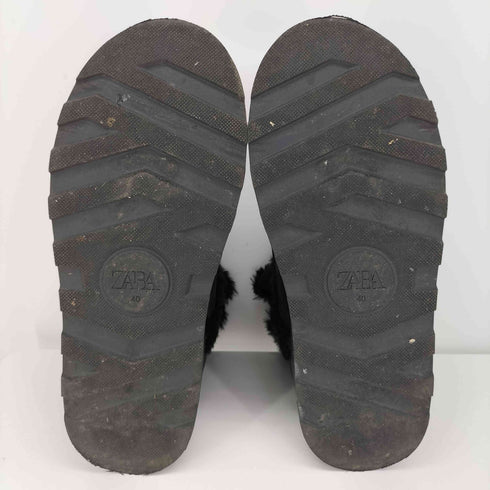 ザラ ZARA フェイクファー ムートン ショート ブーツ メンズ JPN:26