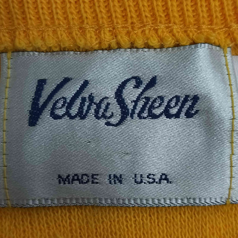 ベルバシーン Velva Sheen USA製 カレッジ COLORADO刺繍 アクリル Vネックニット メンズ import:L