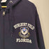 ヒューストン HOUSTON IDEALジップ HURLBURT FIELD FLORIDAプリント ジップアップパーカー メンズ REGULAR LARGE