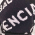 バレンシアガ BALENCIAGA Allover Logo ジャカード ロゴ ビーニー メンズ ONE SIZE
