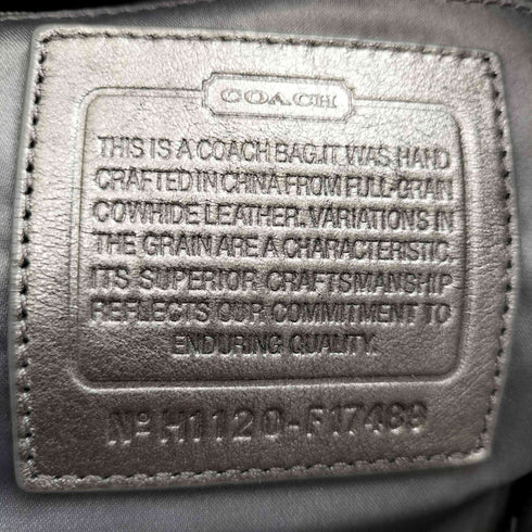 コーチ COACH メタリック レザー ショルダーバッグ metallic leather shoulder bag レディース