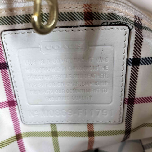 コーチ COACH 馬車ロゴ キャンバス トートバッグ carriage logo canvas tote bag レディース