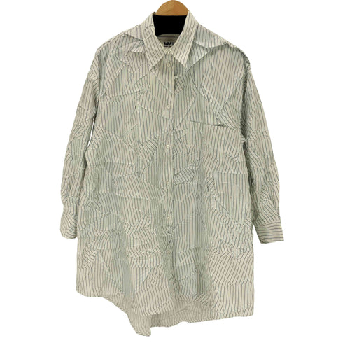 エムエムシックスメゾンマルジェラ MM6 Maison Margiela 20AW Crushed Poplin Shirt Dress レディース XS
