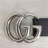 グッチ GUCCI マーモント ダブルGバックル カーフスキンレザー ベルト メンズ ONE SIZE