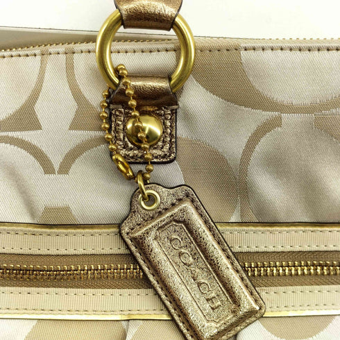 コーチ COACH ポピー シグネチャー トートバッグ poppy signature tote bag レディース