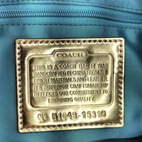 コーチ COACH ポピー シグネチャー トートバッグ poppy signature tote bag レディース